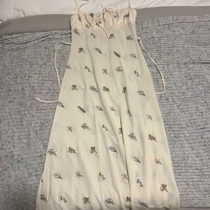 Floral Embroidered Maxi Dress